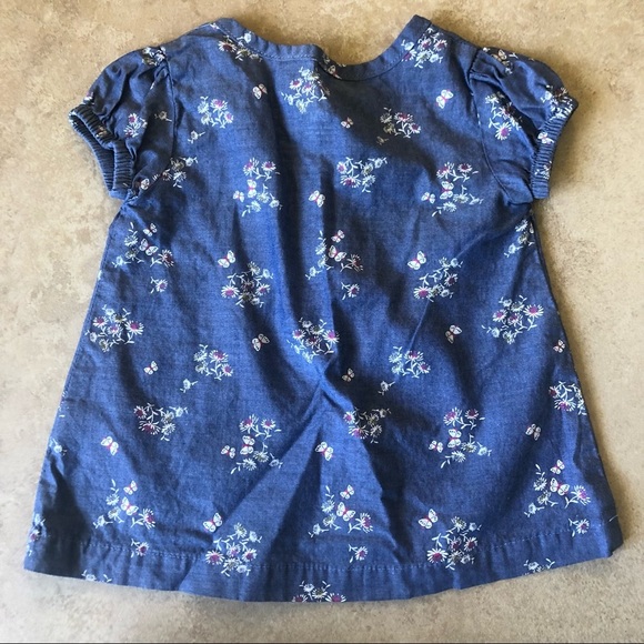 Carter’s Shirt Size 12 Months Floral Butterfly’s - Picture 4 of 8